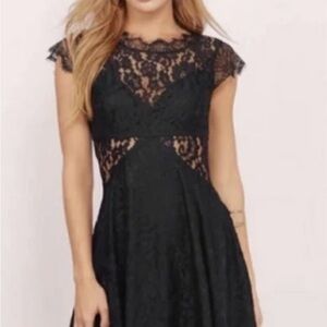 Elegant Black Lace Dress